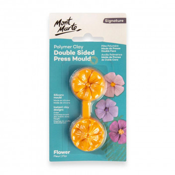 MOULD SILICON CRAFT MMSP0042 FLOWER DOUBLE SIDED