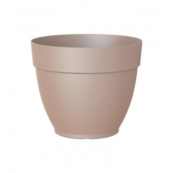 ARTEVASI CAMPANA TAUPE PLASTIC POT 20CM