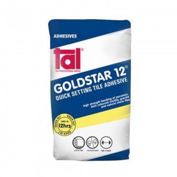 TAL GOLDSTAR 12HOUR RAPID TILE SET ADHESIVE 20KG