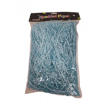 PAPER SHREDDED  PX4174   LIGHT BLUE   100GR