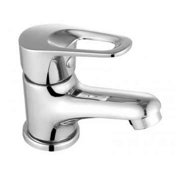 TRIUMPH CHROME QUARTZ LOOP SHORT BODY BASIN MIXER