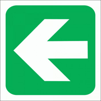 GENERAL DIRECTIONAL SIGN GREEN 190X190MM