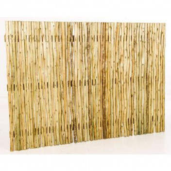 POLY YARD FENCE LATHE WOOD FENCING 0.9HX2.1W 6MM
