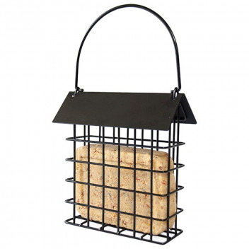 VALEMOUNT SUET STEEL SLAB CAGE BIRD FEEDER 24X14CM