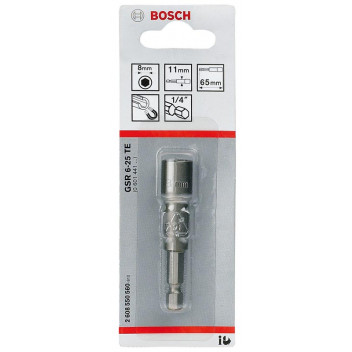 ROBERT BOSCH SILVER HEX 8X65MM SOCKET SPANNER
