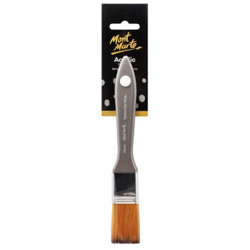 TAKLON FLAT CRAFT BRUSH 25MM