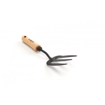 TOPLINE GARDEN HAND FORK BEECHWOOD HANDLED GOOD ROOTS