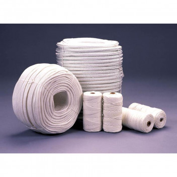 ALNET POLYESTER BRAID WHITE 16MM 20KG