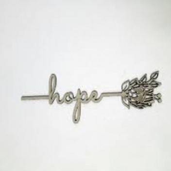 WOOD WORD HOPE WITH PROTEA
