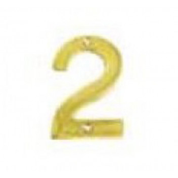 BRASS NUMERAL HOUSE NO1 75MM