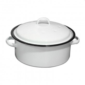 LK\'S ENAMEL MEDIUM ROUND CASSEROLE