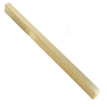 BRUSHED BRASS T STRIP HANDLE 300MM