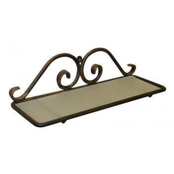 POSEIDON GOLD GLASS SHELF