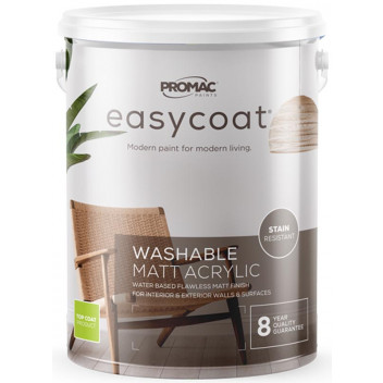 PROMAC WHITE EASYCOAT MATT PVA PAINT 5L