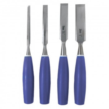 FRAGRAM BLUE WOOD CHISEL SET 4 PACK