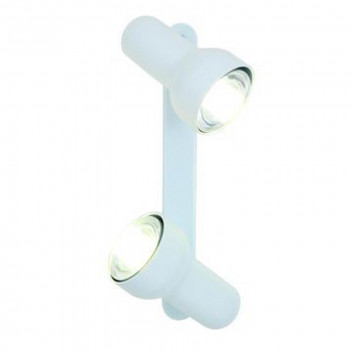 EUROLUX SPOT LIGHT TURBO WHITE BAR 2LIGHT R80/E27