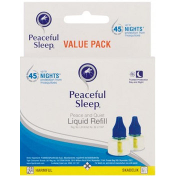 REPELLENT REFILLS MOSQUITO 2 X 35ML PEACEFUL SLEEP