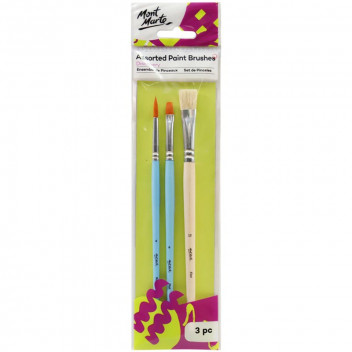 DISCOVER CRAFT BRUSHES 3 PIECE