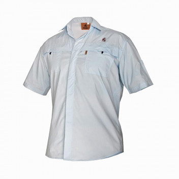BOERBOEL MEN GARIEP SKY SHORT SLEEVE SHIRT SIZE XL