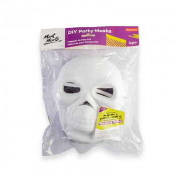 CRAFT SKULL PARTY MASK 4 PIECE