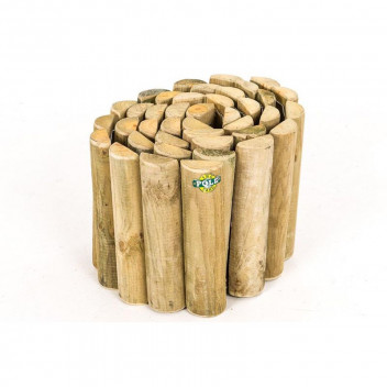 POLY YARD TREATED SPLIT POLE EDGING WOOD 200MMX2M