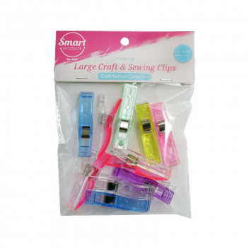SMART PRODUCTS CRAFT CLIPS PLASTIC LARGE 10PCS