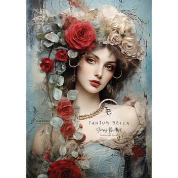 LADY ROSA DECOUPAGE A4
