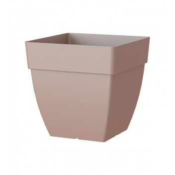 POT PLASTIC CAPRI SQUARE POT TAUPE 40CM ARTEVASI