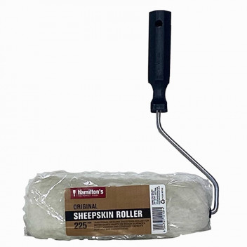 HAMILTONS SHEEPSKIN PAINT ROLLER  225MM