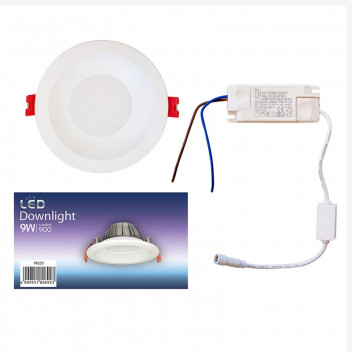 EUROLUX WHITE IVORY LED DOWNLIGHT LIGHTDOWN 9W CCT