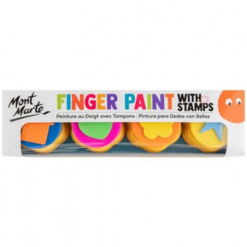 PAINT  FINGER CRAFT MMKC0003 STAMP WITH DESIGN   4PIECE
