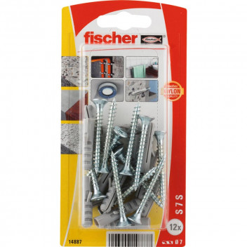 FISCHER SCREW & WALLPLUG 12PP