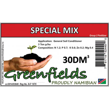 GREENFIELDS MEDIUM ORGANIC SPECIAL MIX 30DM