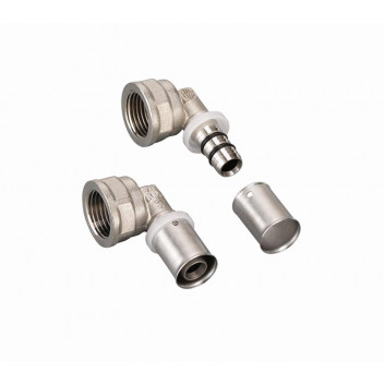 RIFENG NICKEL PLATED FEMALE ELBOW 16X1/2INCH