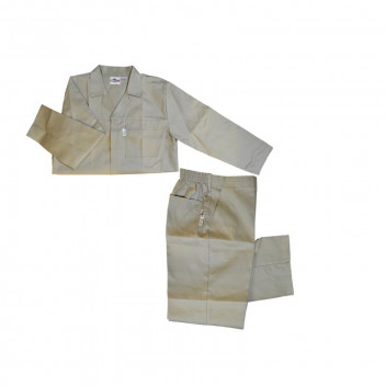 MAT-SAFE OVERALL CONTI SUIT KHAKI 2PIECE SIZE 36