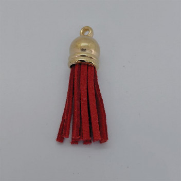 CRAFT MAROON RED TASSEL WITH GOLD CAP