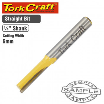 BIT ROUTER  STRAIGHT 6MM  CKP6MM TORK CRAFT