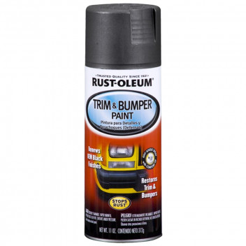 R-OLEUM MATT BLACK AUTOMOTIVE TRIM AND BUMPER SPRAY 312G