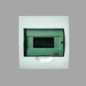 NUR DIN FLUSH METAL BASE DISTRIBUTION BOARD 12WAY