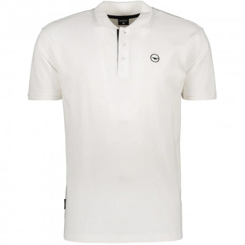 POLO PIQUE WHITE SHIRT SIZE MEDIUM