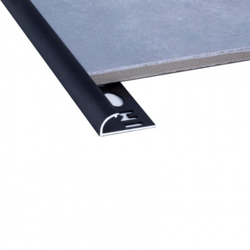 CHARCOAL BLACK QUADRANT TRIM Dï¿½OR  10MM X 2.5M
