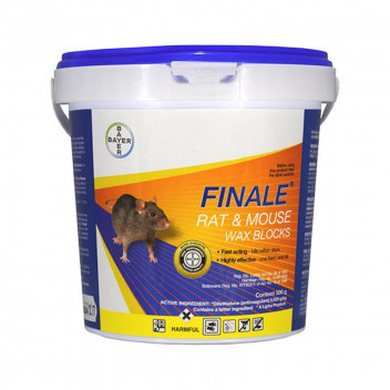 FINALE RAT AND MOUSE WAX RODENTICIDE WAX BLOCKS 500G