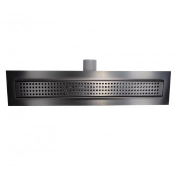 BLUTIDE GUNMETAL 500MM CHANNEL SHOWER