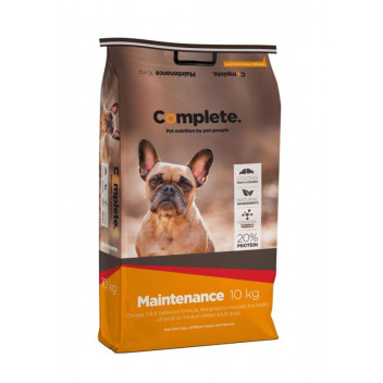 COMPLETE MAINTENANCE SMALL MEDIUM BREED 20PERCENT PROTEIN DOG FOOD 10KG