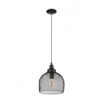 EUROLUX BLACK STRAITON PENDANT LIGHT 280MM