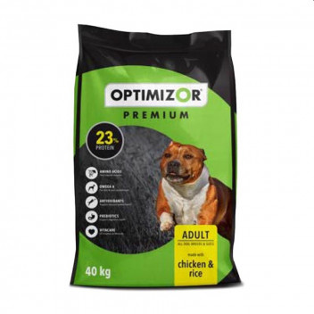 OPTIMIZOR PREMIUM ADULT DOG FOOD 40KG