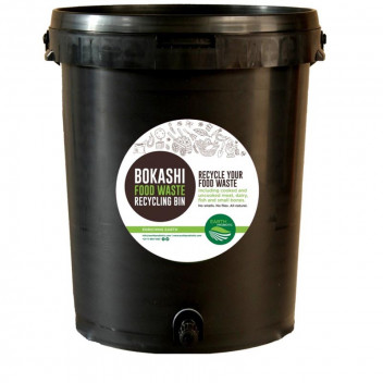 SYNERGISTIC STRATEGIC ALLIANCE BOKASHI COMPOSTING BLACK RECYCLE BIN 25KG