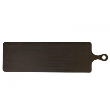 CLASSIX BLACK WOOD SERVING BOARD 69X20X1.5CM