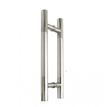 BOLTFIX PULL HANDLE STRAIGHT TWO TONE STAINLESS STEEL 32/300/450MM SAMSON