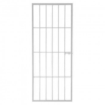 WHITE ECONOMY GATE WITH PIN